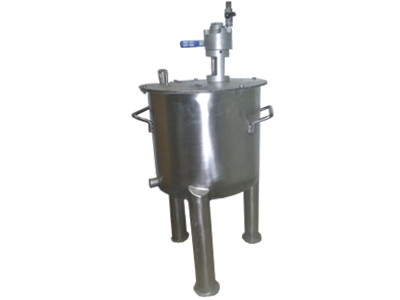 Pressure Feed Container with Pneumatic Stirrer