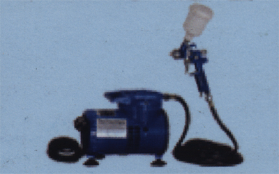 Mini Compressor with Mini Tuch Spray Gun 